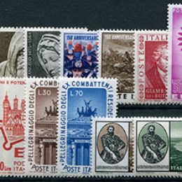 Annata completa 15v.  + 2 Posta Aerea